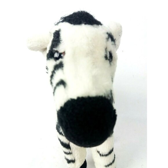 Aurora World Miyoni Soft Zebra Plush Animal EUC Stuffed Plushy Lovey 9" - Picture 6 of 8